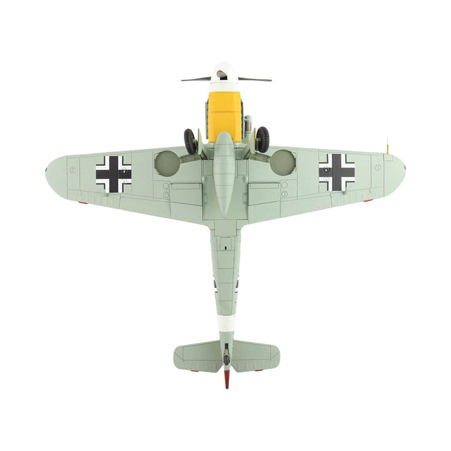 Messerschmitt BF 109F/G Fighter Aircraft "Star of Africa Lt. Hans - Joachim Marseille Libya" (1942) German Luftwaffe "Air Power Series" 1/48 Diecast Model by Hobby Master - Hobby Master - ModelCars.com