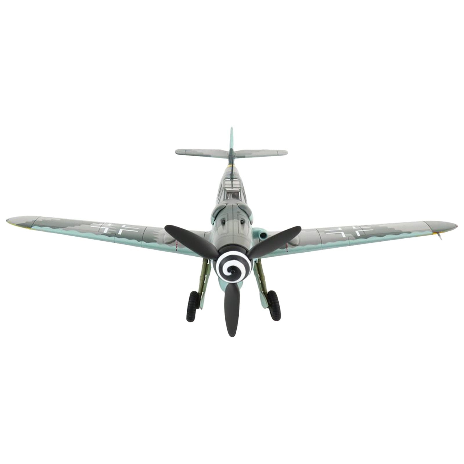 Messerschmitt BF 109G - 6 Fighter Aircraft "Gerhard Barkhorn Commanding Officer of II./JG 52 Ukraine" (September 1943) "Air Power Series" 1/48 Diecast Model by Hobby Master - Hobby Master - ModelCars.com