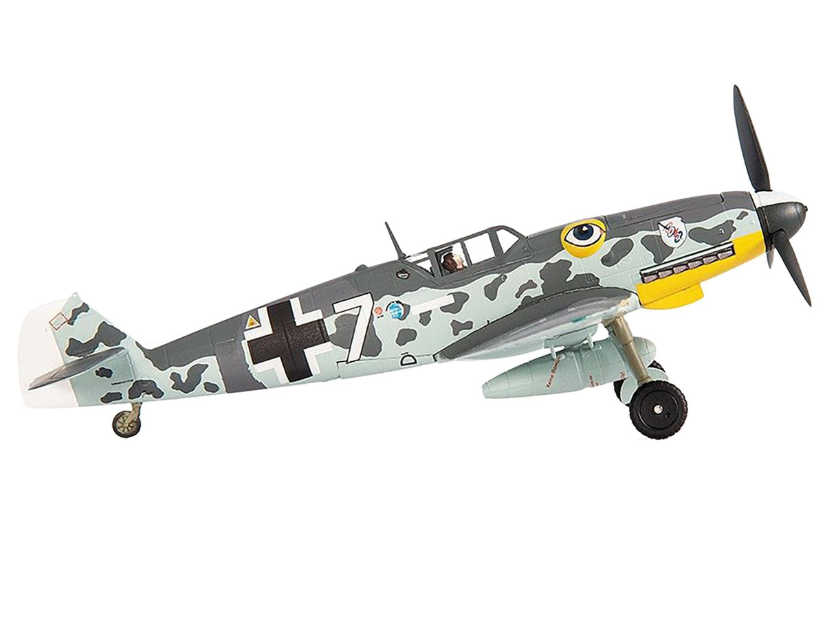 Messerschmitt BF 109G-6 Fighter Aircraft "JG 51 Bulgaria" (1944) German Luftwaffe 1/72 Die Cast Model by JC Wings-JC Wings-ModelCars.com