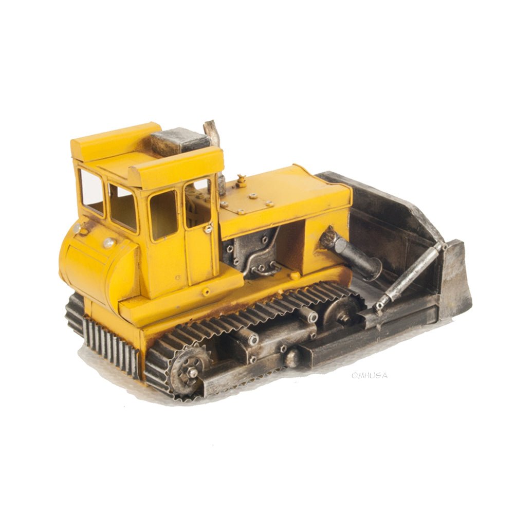 Metal Handmade Bulldozer Model-Old Modern-ModelCars.com