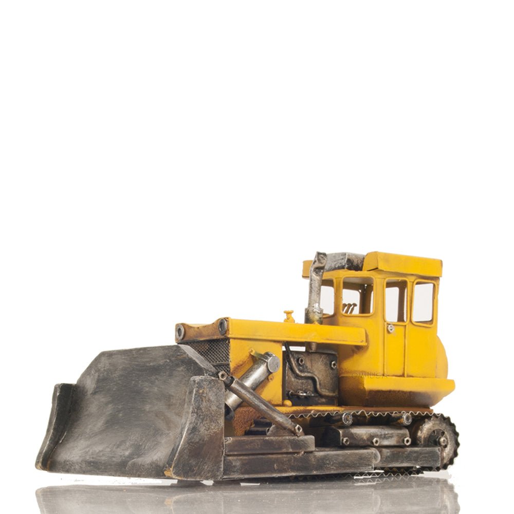 Metal Handmade Bulldozer Model-Old Modern-ModelCars.com