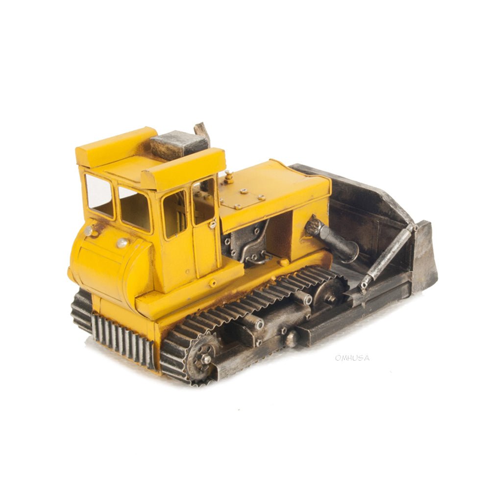 Metal Handmade Bulldozer Model-Old Modern-ModelCars.com