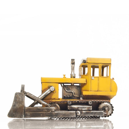 Metal Handmade Bulldozer Model-Old Modern-ModelCars.com