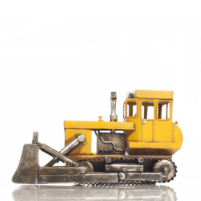 Metal Handmade Bulldozer Model-Old Modern-ModelCars.com