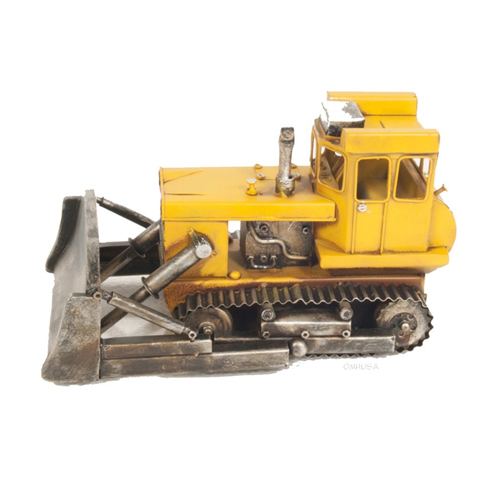 Metal Handmade Bulldozer Model-Old Modern-ModelCars.com