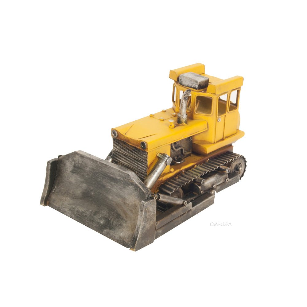 Metal Handmade Bulldozer Model-Old Modern-ModelCars.com