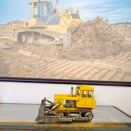 Metal Handmade Bulldozer Model-Old Modern-ModelCars.com