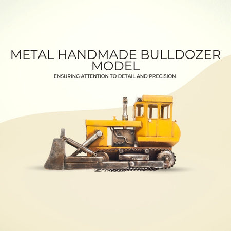 Metal Handmade Bulldozer Model-Old Modern-ModelCars.com