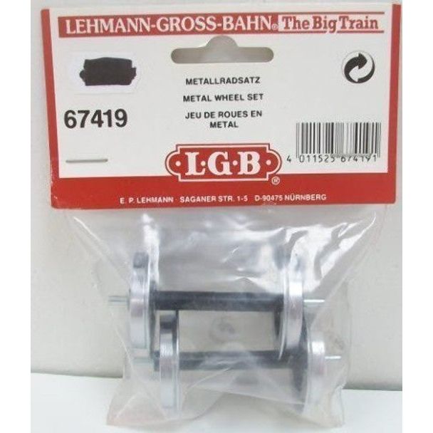 METAL SOLD WHEEL SET 2PC - LGB - ModelCars.com