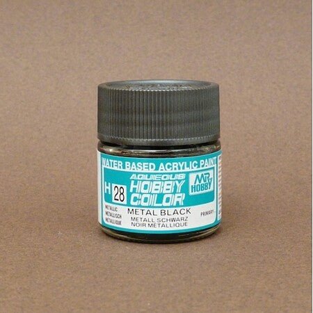 METALLIC BLACK 10ML - Mr Hobby - ModelCars.com
