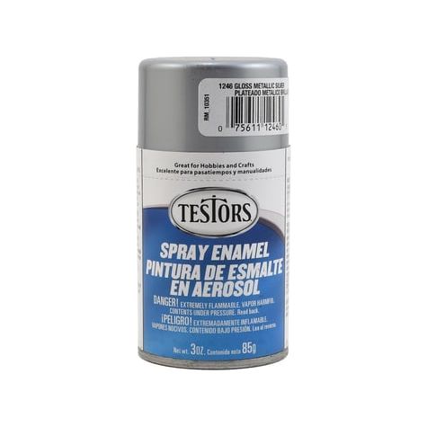 METALLIC SILVER SPRAY - Testors - ModelCars.com