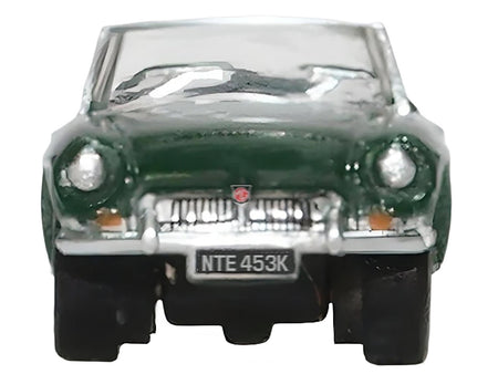 MG MGB Roadster RHD (Right Hand Drive) British Racing Green 1/148 (N) Scale Diecast Model Car by Oxford Diecast-Oxford Diecast-ModelCars.com
