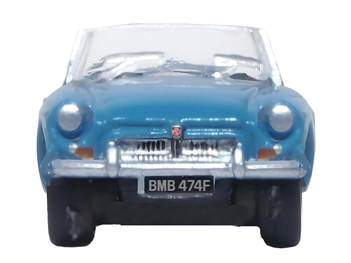 MG MGB Roadster RHD (Right Hand Drive) Iris Blue 1/148 (N) Scale Diecast Model Car by Oxford Diecast-Oxford Diecast-ModelCars.com