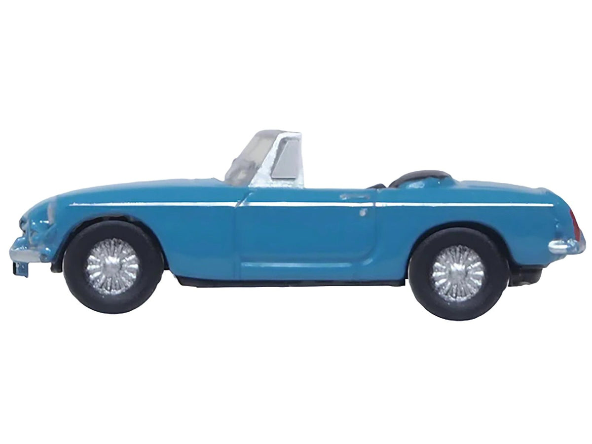 MG MGB Roadster RHD (Right Hand Drive) Iris Blue 1/148 (N) Scale Diecast Model Car by Oxford Diecast-Oxford Diecast-ModelCars.com