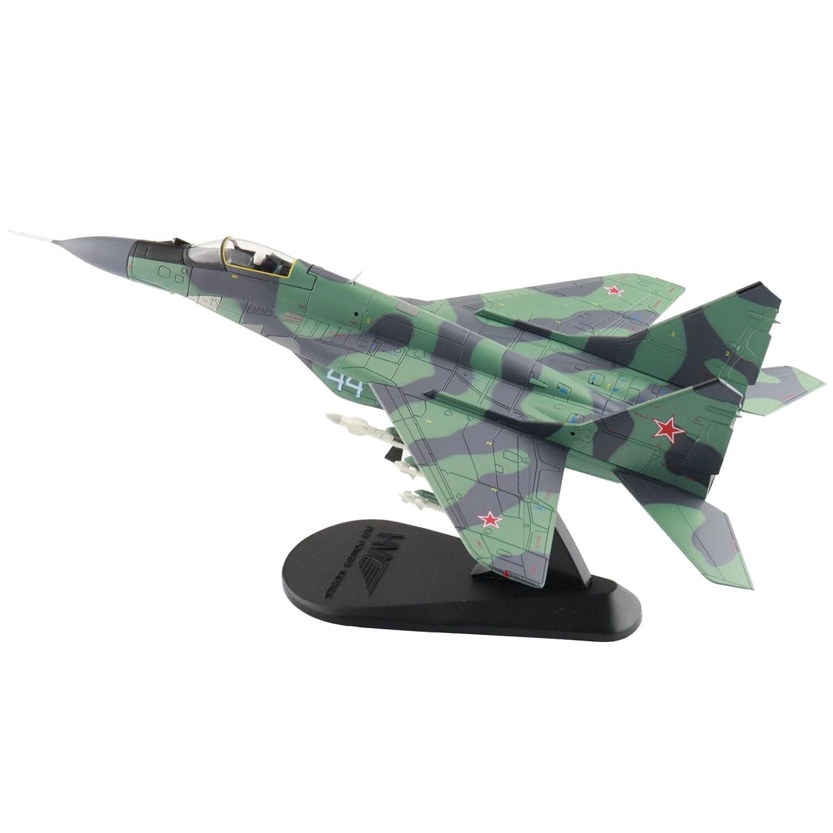 Mikoyan MIG-29 Fulcrum C Aircraft "733rd IAP Damgarten Air Base" (1994) Soviet Air Force "Air Power Series" 1/72 Diecast Model by Hobby Master-Hobby Master-ModelCars.com