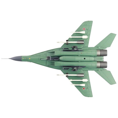 Mikoyan MIG-29 Fulcrum C Aircraft "733rd IAP Damgarten Air Base" (1994) Soviet Air Force "Air Power Series" 1/72 Diecast Model by Hobby Master-Hobby Master-ModelCars.com