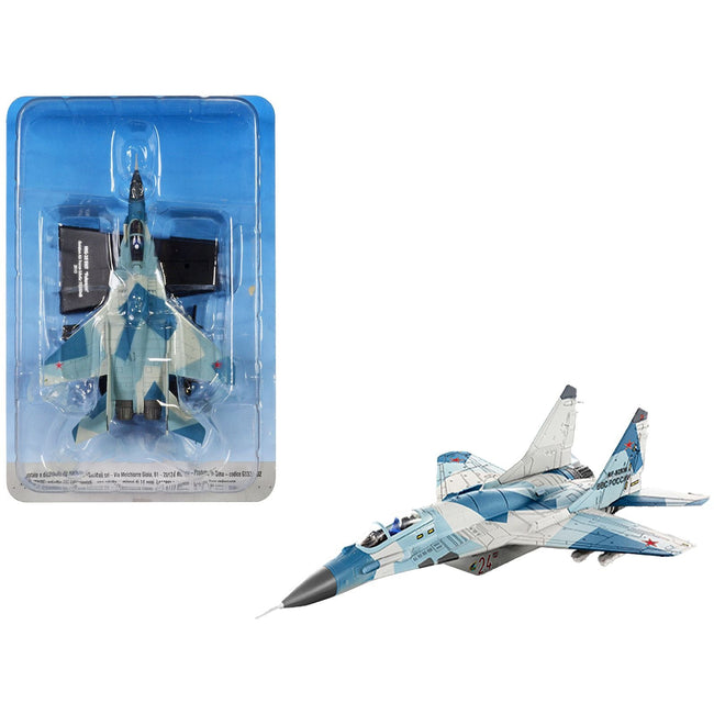 Mikoyan MiG-29 SMT "Fulcrum" Fighter Aircraft "AvGr 7000 AvB" (2012) Russian Air Force 1/100 Diecast Model by Hachette Collections-Hachette Collections-ModelCars.com