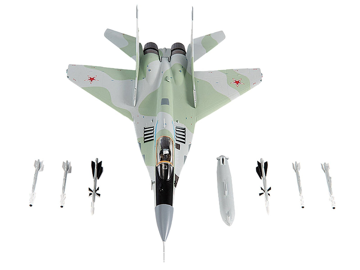 Mikoyan MiG-29S Fulcrum-C Fighter Aircraft "Hero of Russia General Sulambek Oskanov Lipetsk AB Russia" (2018) Russian Air Force 1/72 Diecast Model by JC Wings-JC Wings-ModelCars.com