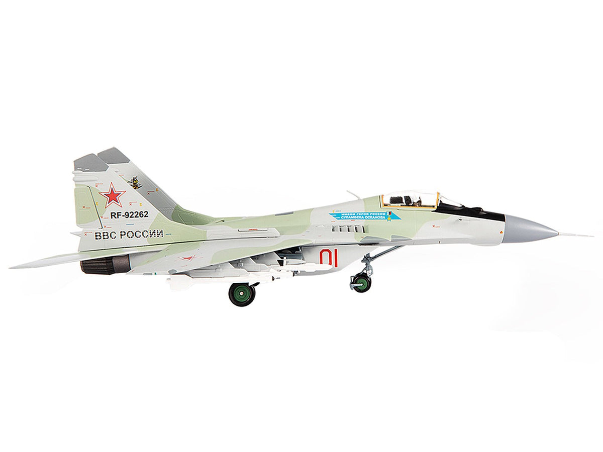 Mikoyan MiG-29S Fulcrum-C Fighter Aircraft "Hero of Russia General Sulambek Oskanov Lipetsk AB Russia" (2018) Russian Air Force 1/72 Diecast Model by JC Wings-JC Wings-ModelCars.com