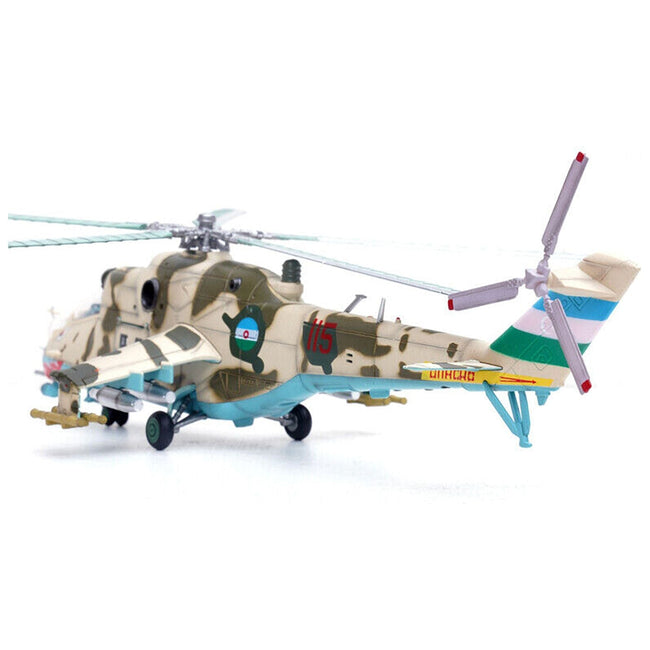 Mil Mi-24V Hind Attack Helicopter "#115 Baku Azerbaijan" (2000) Azerbaijani Air Force 1/72 Diecast Model by Panzerkampf-Panzerkampf-ModelCars.com