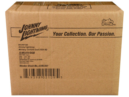 "Military" Set A of 6 pieces 2024 Release 2 Limited Edition Diecast Models by Johnny Lightning-Johnny Lightning-ModelCars.com