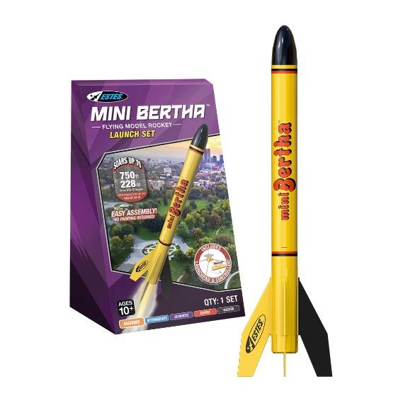 MINI BERTHA LAUNCH SET - Estes - ModelCars.com