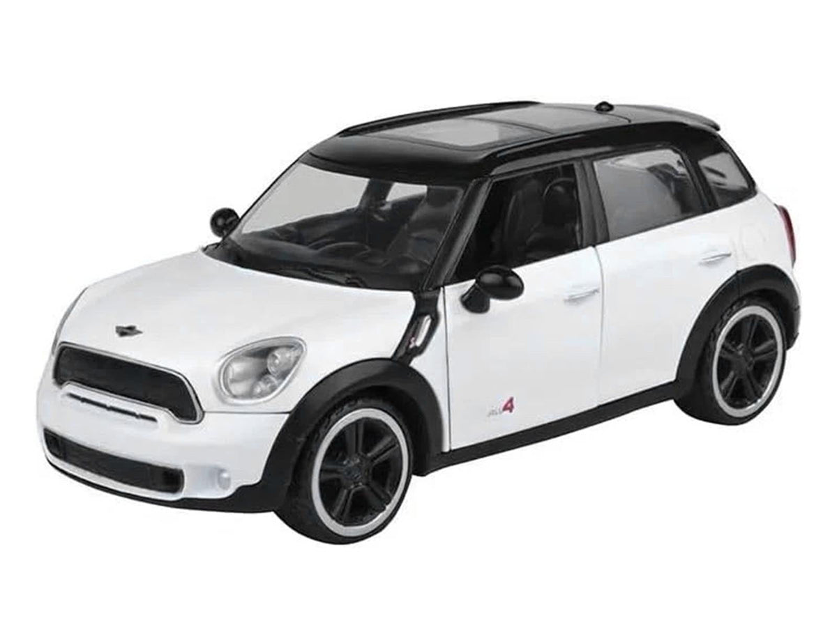 Mini Cooper S Countryman White 1/24 Diecast Car Model by Motormax-Motormax-ModelCars.com