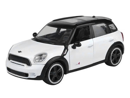 Mini Cooper S Countryman White 1/24 Diecast Car Model by Motormax-Motormax-ModelCars.com