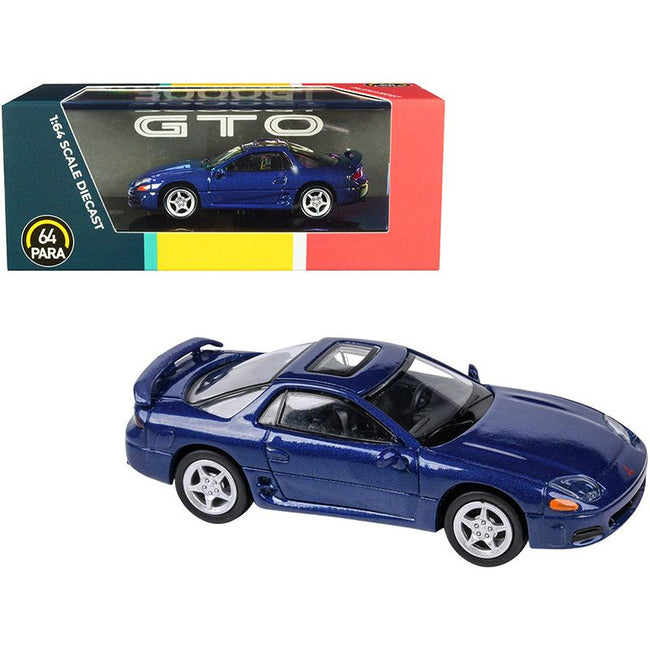 Mitsubishi 3000GT GTO with Sunroof Mariana Blue Metallic 1/64 Diecast Model Car by Paragon - Paragon - ModelCars.com