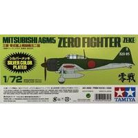 Mitsubishi A6M5 Zero Fighter (Zeke) Silver Plated Scale: 1:72 - Tamiya - ModelCars.com