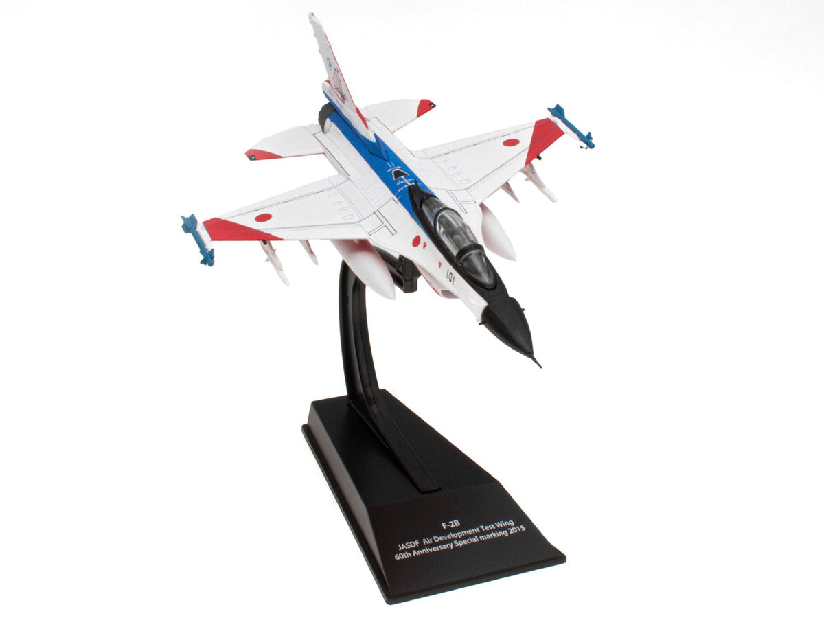 Mitsubishi F-2B Fighter Aircraft "Air Development and Test Wing 60th Anniversary" (2015) Japan Air Self-Defense Force 1/100 Diecast Model by Hachette Collections-Hachette Collections-ModelCars.com