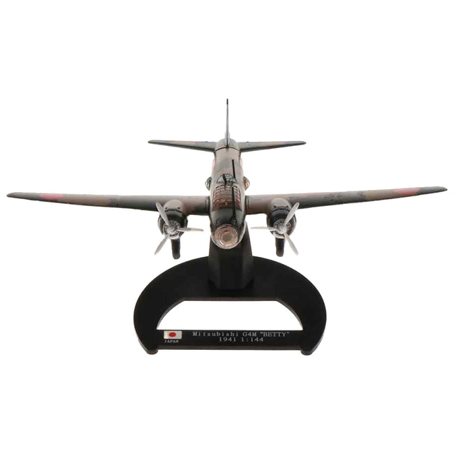 Mitsubishi G4M Bomber Aircraft "Betty Takao Kokutai Philippines" Imperial Japanese Navy (1941) "Planes of World War II" Series 1/144 Diecast Model Airplane by Luppa - Luppa - ModelCars.com