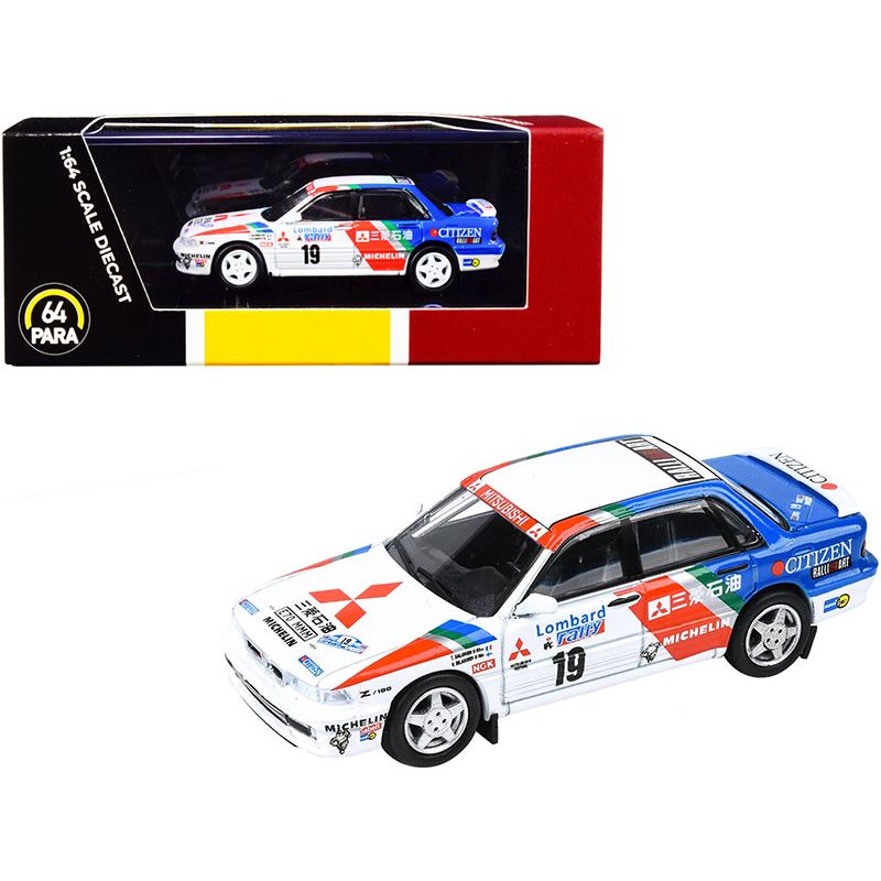 Mitsubishi Galant VR - 4 19 T. Salonen - V. Silander Lombard RAC Rally (1989) 1/64 Diecast Model Car by Paragon - Paragon - ModelCars.com