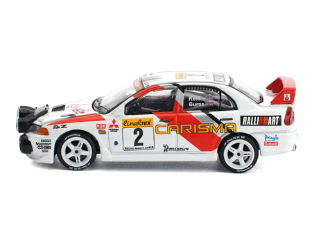 Mitsubishi Lancer Evolution IV RHD (Right Hand Drive) 2 Richard Burns - Robert Reid "Monte Carlo Rally" (1998) 1/64 Diecast Model Car by Pop Race-Pop Race-ModelCars.com