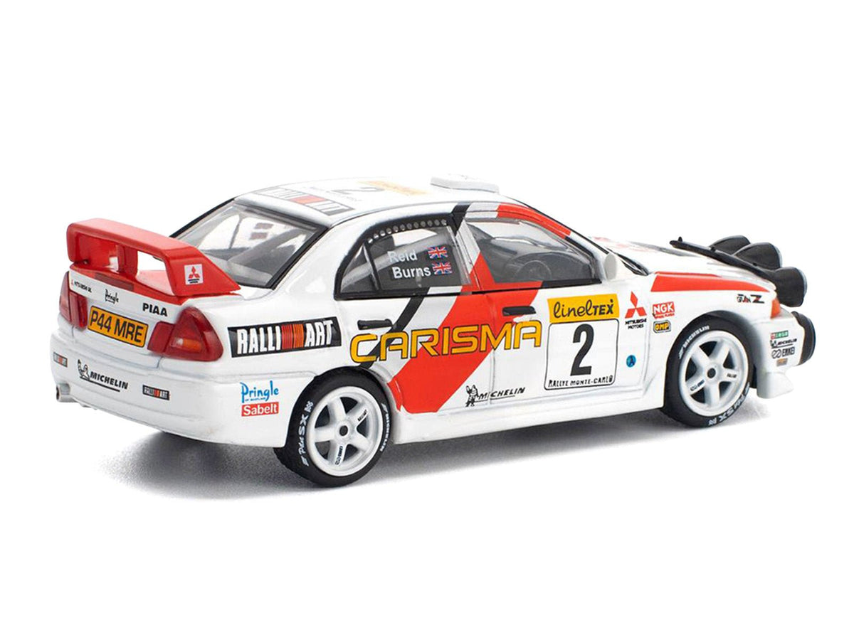 Mitsubishi Lancer Evolution IV RHD (Right Hand Drive) 2 Richard Burns - Robert Reid "Monte Carlo Rally" (1998) 1/64 Diecast Model Car by Pop Race-Pop Race-ModelCars.com