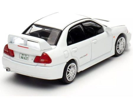 Mitsubishi Lancer Evolution IV RHD (Right Hand Drive) White "Indonesia Diecast Expo 2024 Exclusive" 1/64 Diecast Model Car by Pop Race-Pop Race-ModelCars.com