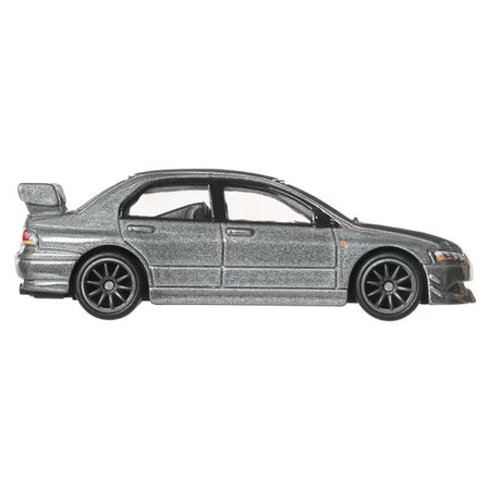 Mitsubishi Lancer Evolution IX Gray Metallic "Ronin Run II" Series Diecast Model Car by Hot Wheels-Hotwheels-ModelCars.com