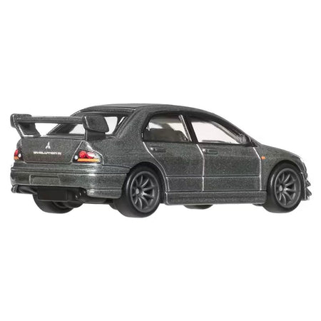 Mitsubishi Lancer Evolution IX Gray Metallic "Ronin Run II" Series Diecast Model Car by Hot Wheels-Hotwheels-ModelCars.com
