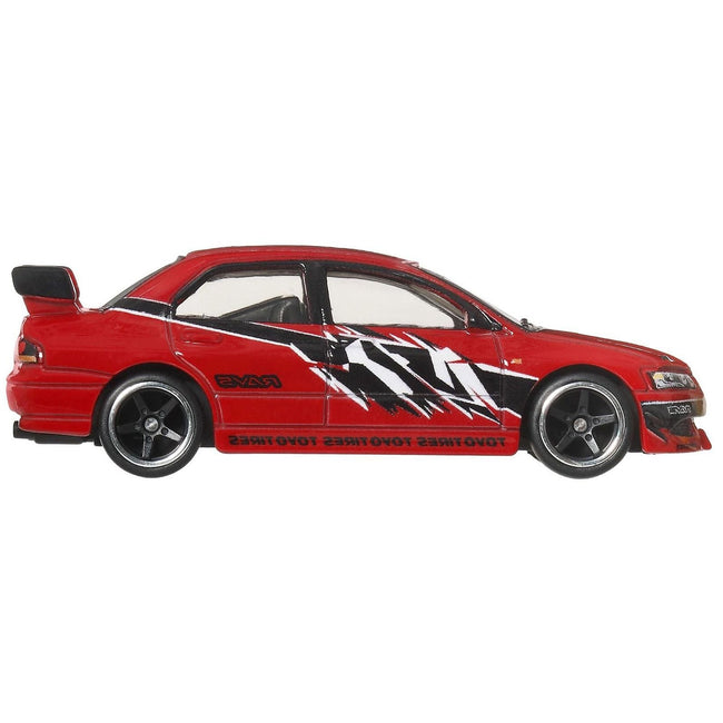 Mitsubishi Lancer Evolution IX Red with Graphics "The Fast and the Furious: Tokyo Drift" (2006) Movie "Fast & Furious" Series Diecast Model Car by Hot Wheels-Hotwheels-ModelCars.com