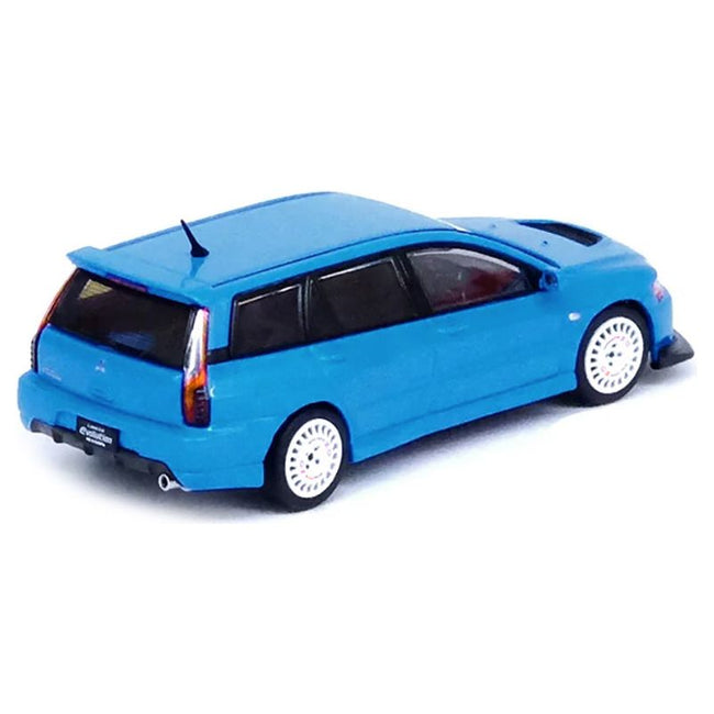 Mitsubishi Lancer Evolution IX Wagon RHD (Right Hand Drive) Blue 1/64 Diecast Model Car by Inno Models-Inno Models-ModelCars.com