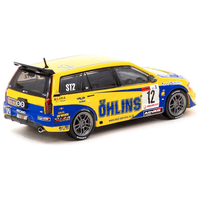 Mitsubishi Lancer Evolution Wagon RHD (Right Hand Drive) 12 "Super Taikyu Series Round 3 13th Tokachi 24 Hours" (2006) "Hobby64" Series 1/64 Diecast Model Car by Tarmac Works - Tarmac Works - ModelCars.com