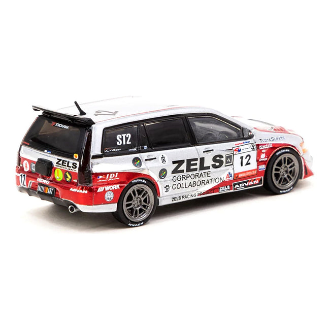 Mitsubishi Lancer Evolution Wagon RHD (Right Hand Drive) 12 Yasushi Kikuchi - Hideki Nishimura "Super Taikyu Series" (2007) "Hobby64" Series 1/64 Diecast Model Car by Tarmac Works - Tarmac Works - ModelCars.com