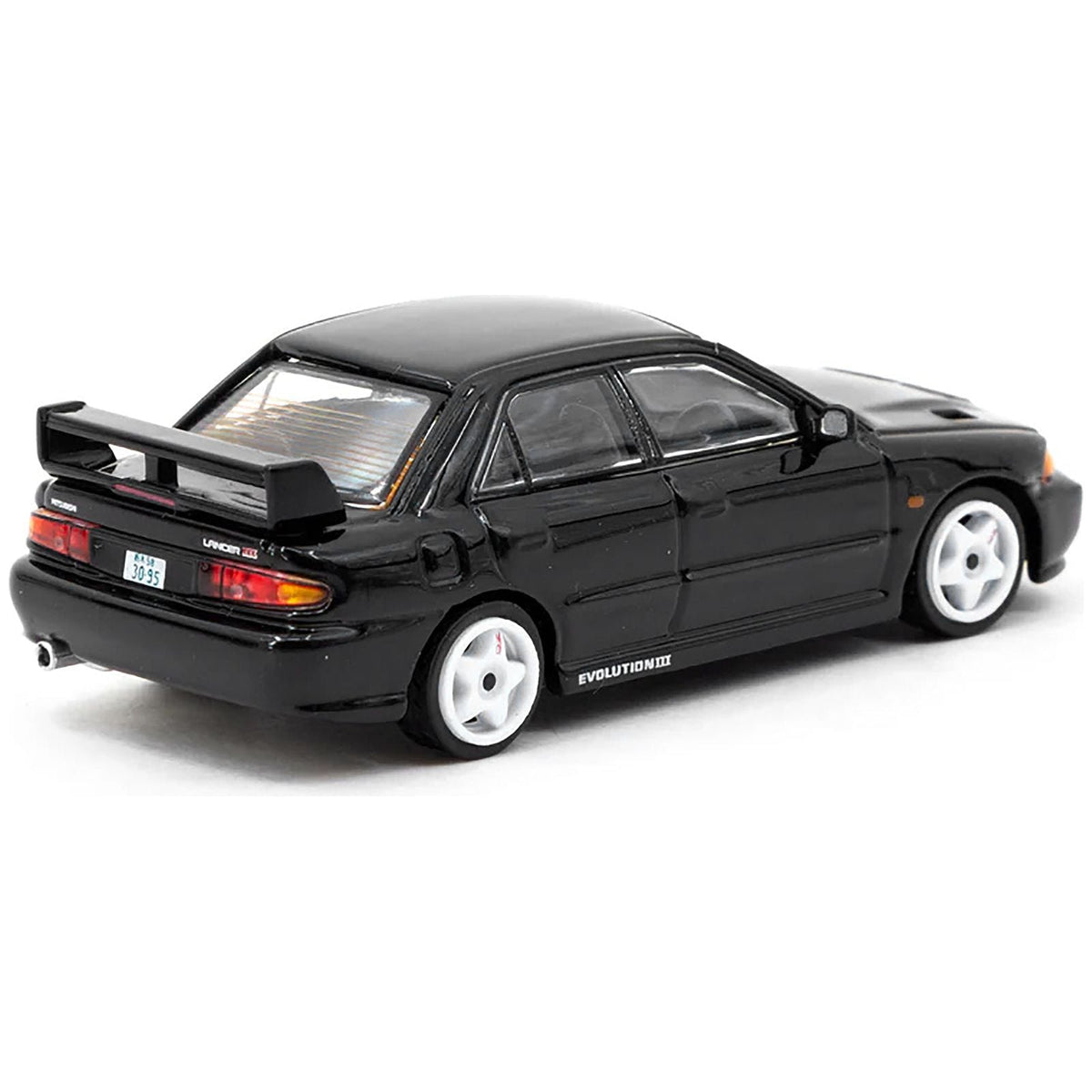 Mitsubishi Lancer GSR Evolution III RHD (Right Hand Drive) Black "Global64" Series 1/64 Diecast Model by Tarmac Works-Tarmac Works-ModelCars.com