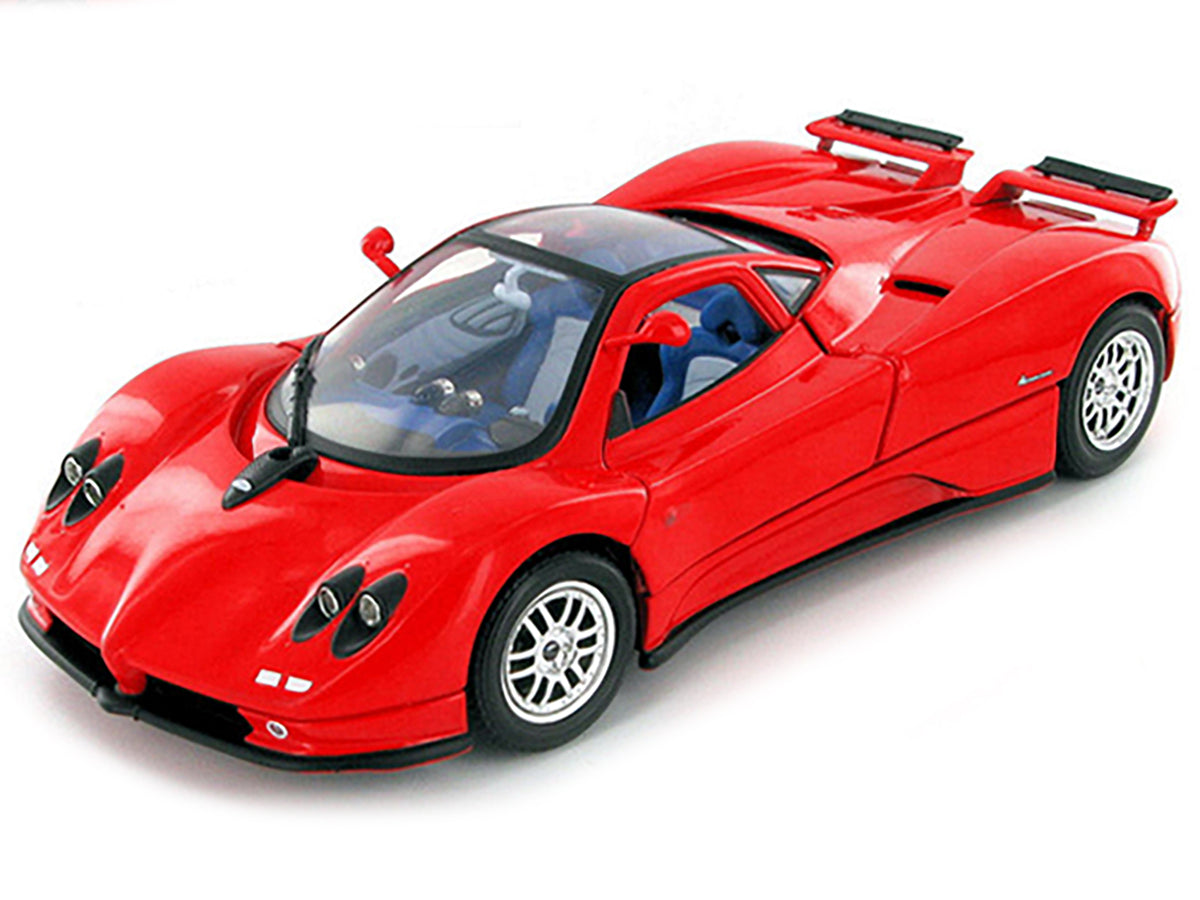 Pagani Zonda C12 Black 1/18 Diecast Model Car by Motormax - view 2