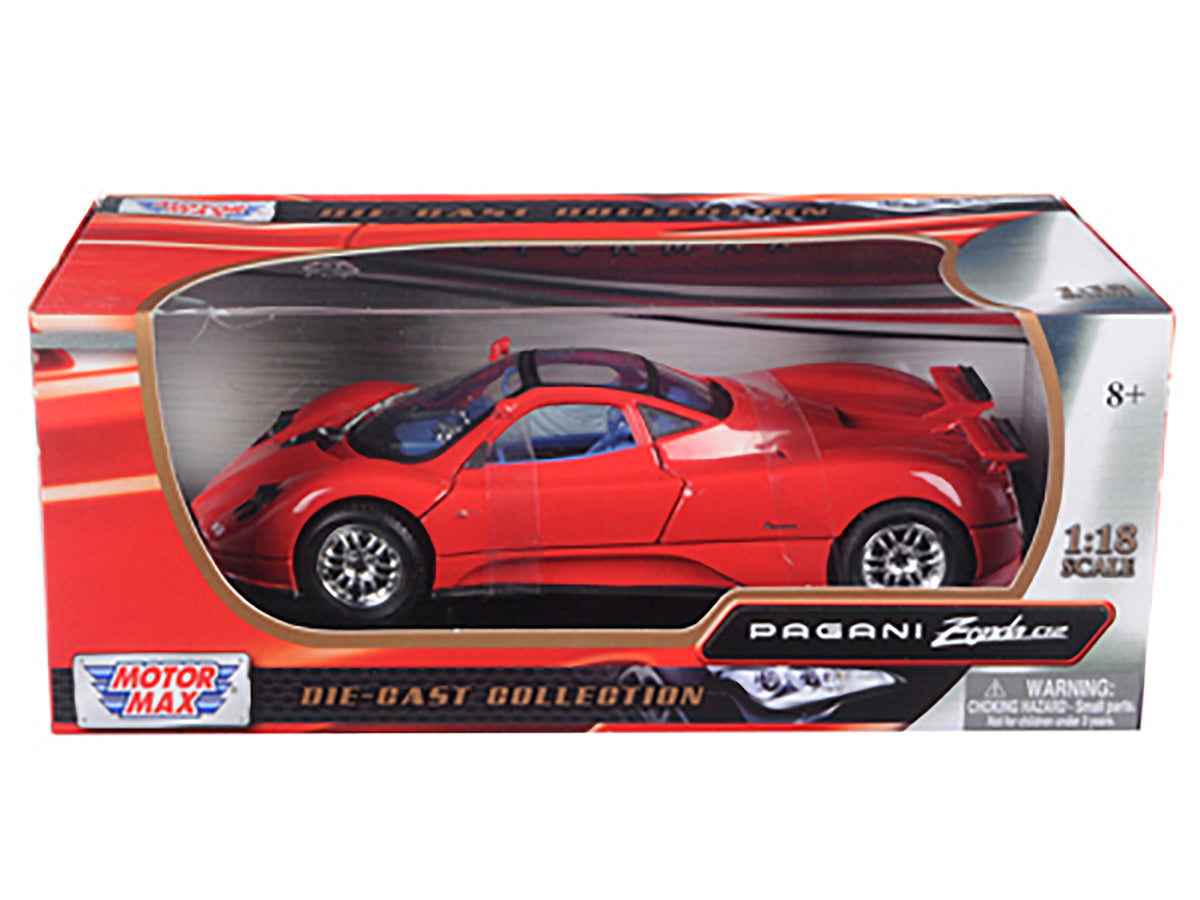 Pagani Zonda C12 Black 1/18 Diecast Model Car by Motormax - view 3