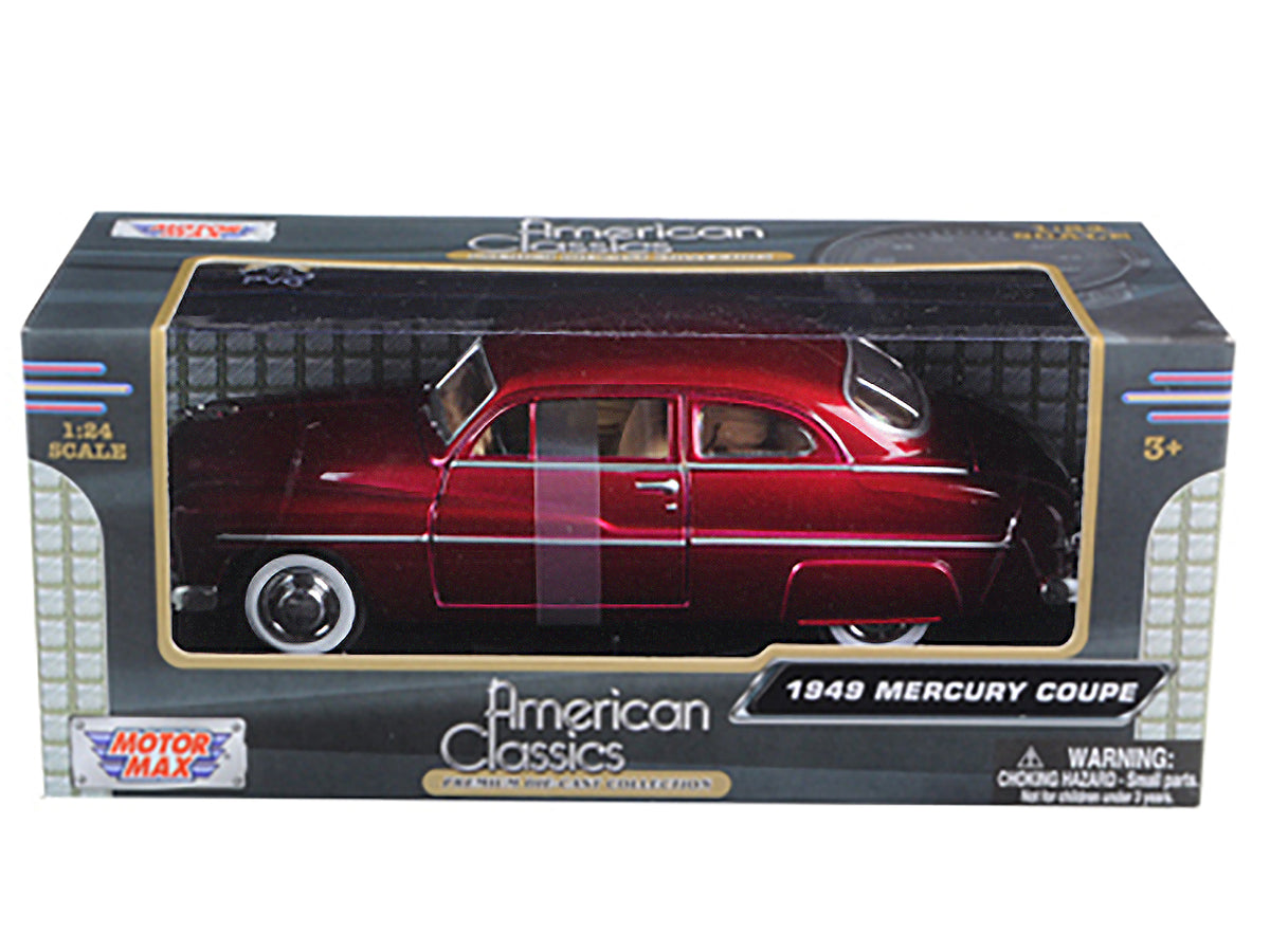 1949 Mercury Red 1/24 Diecast Model Car by Motormax - view 3