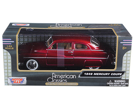 1949 Mercury Red 1/24 Diecast Model Car by Motormax - view 3