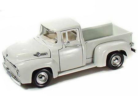 1956 Ford F-100 Pickup Truck White 1/24 Diecast Model Car by Motormax - view 2