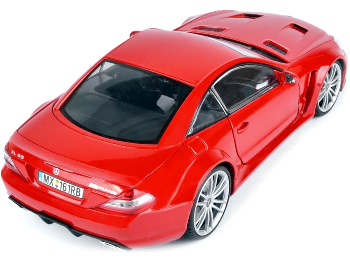 Mercedes SL65 AMG Black Series (R230) Red 1/18 Diecast Model Car by Motormax - view 3