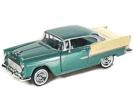 1955 Chevrolet Bel Air Green 1/24 Diecast Model Car by Motormax - view 2